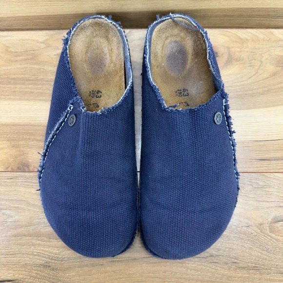 Birkenstock Zermatt Canvas Clogs Mens 10 W EU 43 Blue Casual Travel Walking main image 5